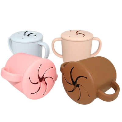 Bez BPA Baby Toddler Silikonowy kubek na przekąski Niezniszczalny